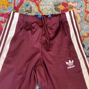 Adidas tear away track pants